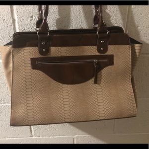 Large Snakeskin Laptop bag